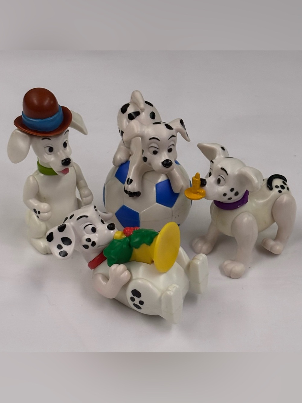 Vintage Disney 101 Dalmatians Christmas Ornaments McDonald’s Happy Meal Toys